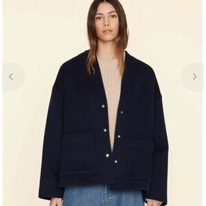 XiRENA Navy Wool Jacket